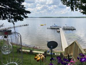 Pine Lake view from the Reel'em In back deck